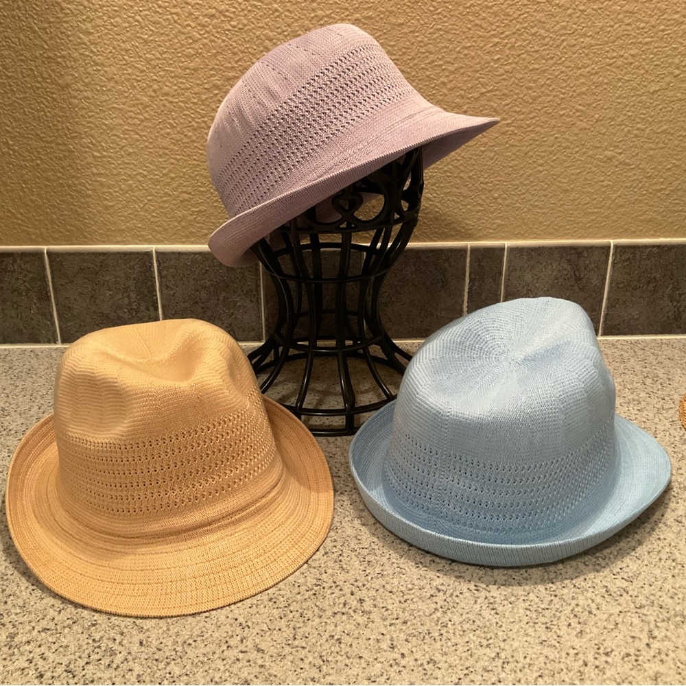 NEW Hats - SET of three Fedora